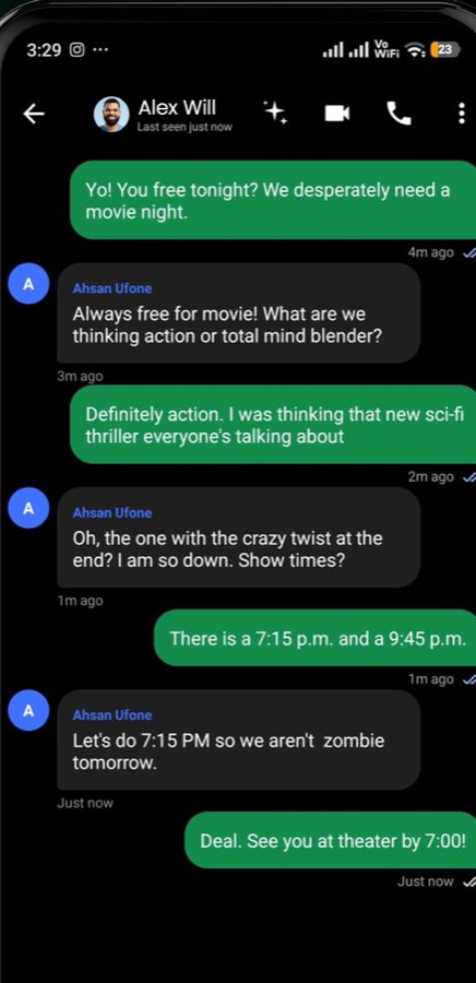 A SogoApp chat